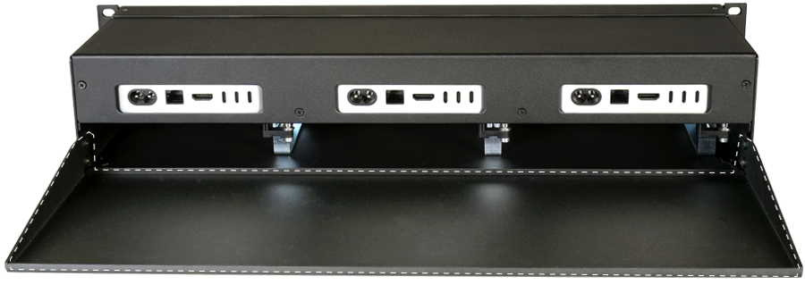 Sonnet RackMac mini (2024+) Accessory Tray - attached to enclosure