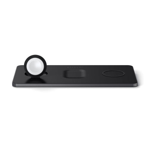 Satechi Trio Wireless Charging Pad Space Grey