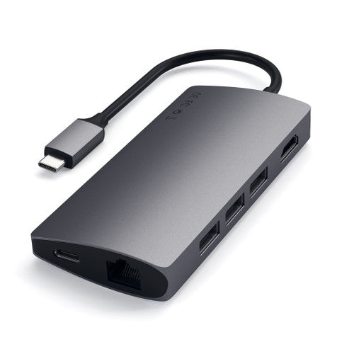 Satechi USB-C Multi-Port adapter 4K with ethernet V2 - Space Grey