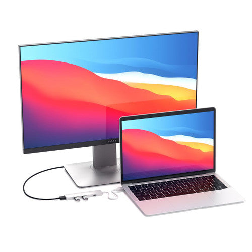 Satechi Slim Aluminum USB -C Multi-Port Adapter 4K - Silver