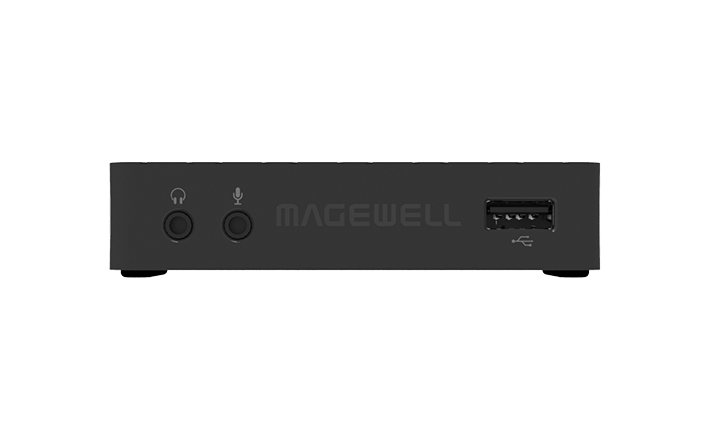 Magewell Ultra Stream SDI - side panel headphone mic and USB