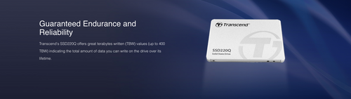 Transcend 220Q series 2.5-inch SATA III 6G QLC SSD