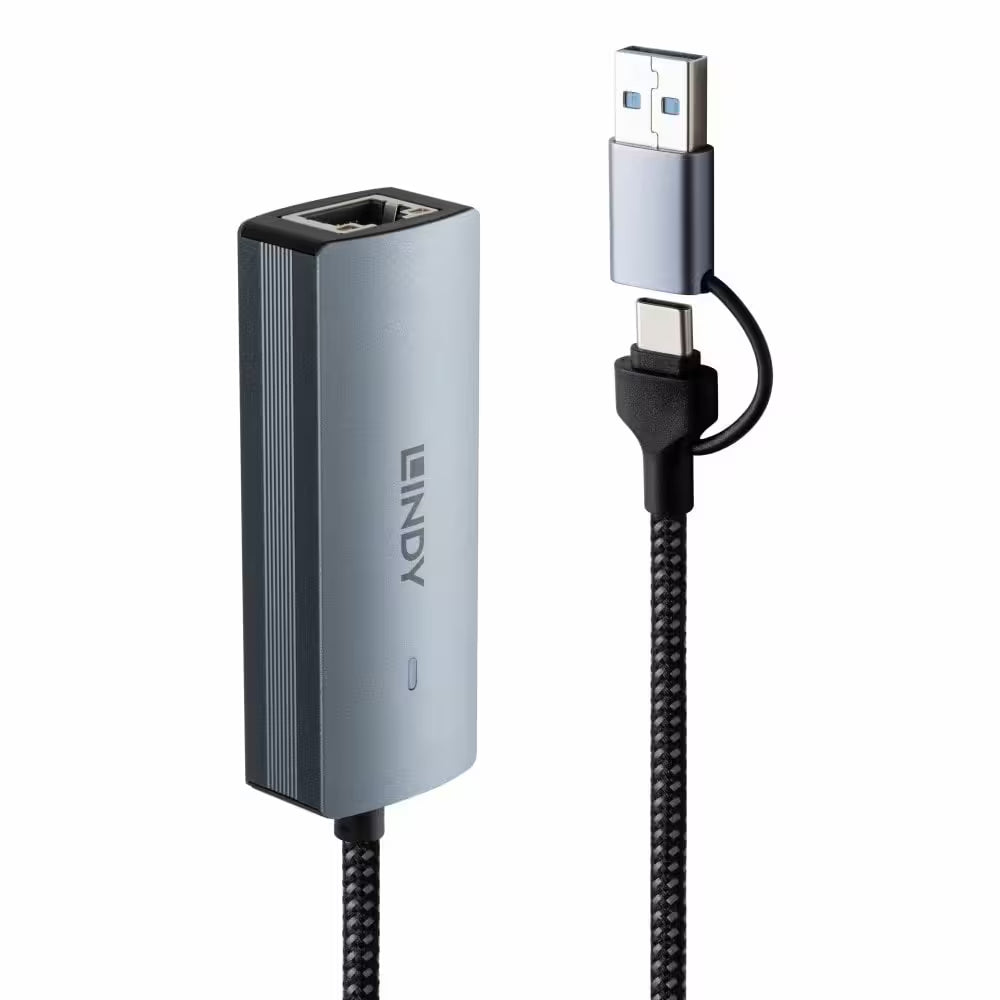 Adattatore Lan Ethernet USB 3.1 Tipo C a 2.5G Rj45 per MacBook Pro/Aria