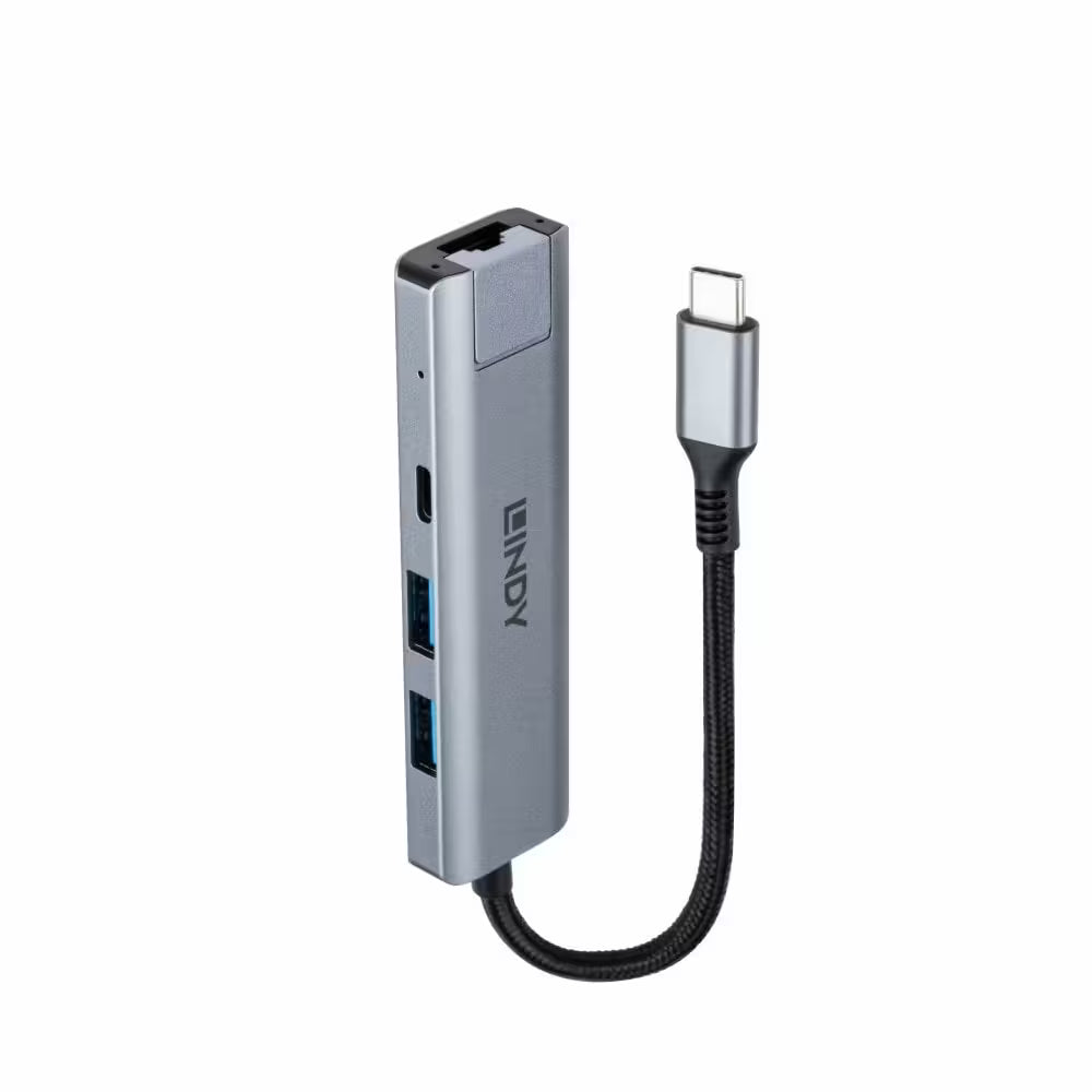 Lindy USB 3.2 Gen 2 Type C Hub and Gigabit Ethernet Converter