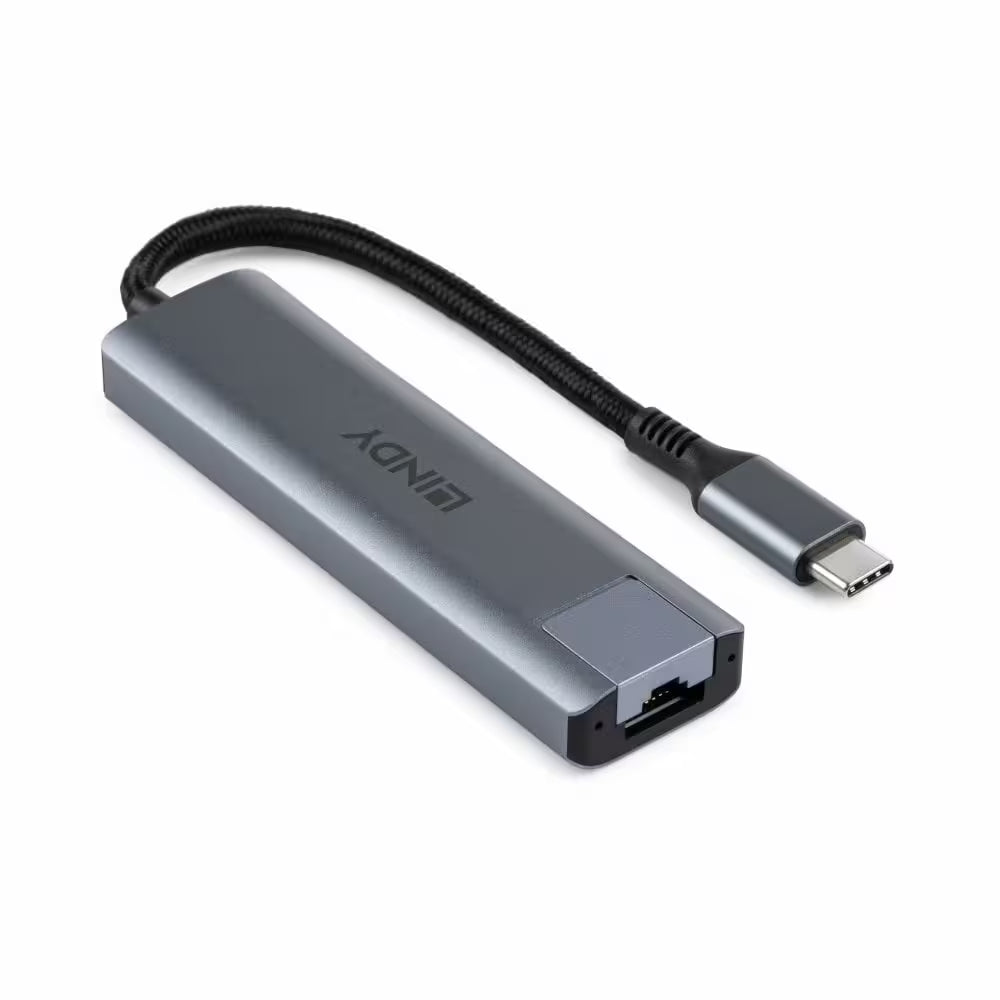 Lindy USB 3.2 Gen 2 Type C Hub and Gigabit Ethernet Converter
