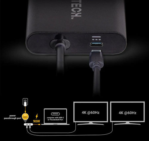 Sonnet USB-C to Dual 4K 60Hz HDMI Adapter