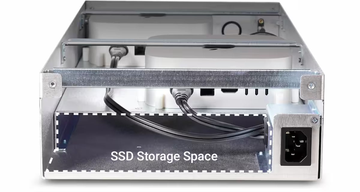 Sonnet xMac mini  (2024) + Echo II DV T5 – 2U Thunderbolt 5 PCIe Rackmount Expansion System
