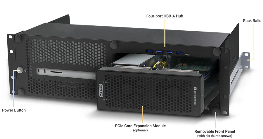 xMac Studio with Echo II DV  2-slot Echo II DV PCIe Card Expansion Module